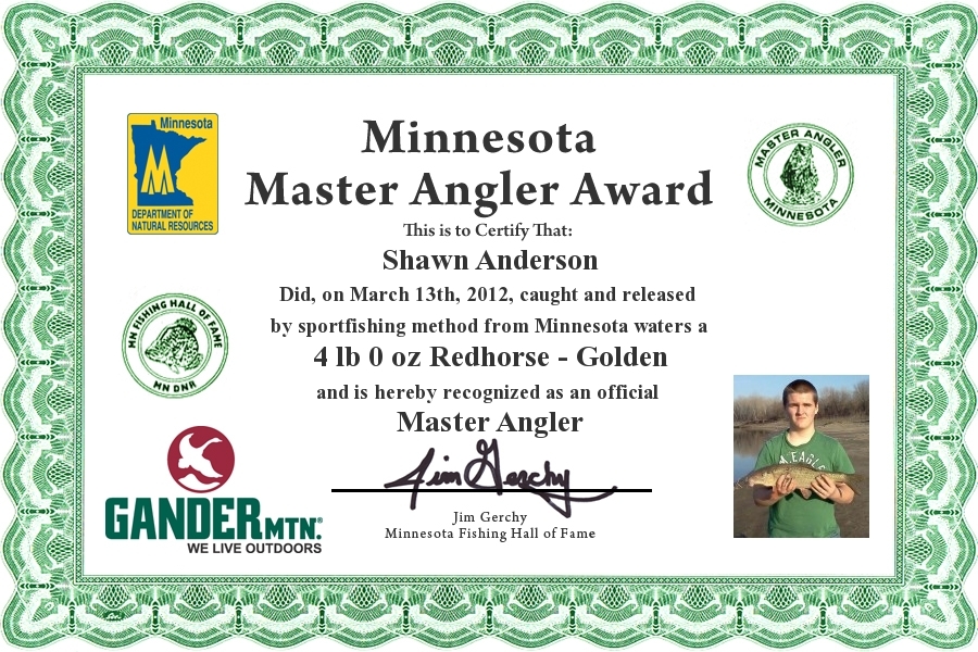 Shawn Anderson Fishing Hall of Fame of Minnesota